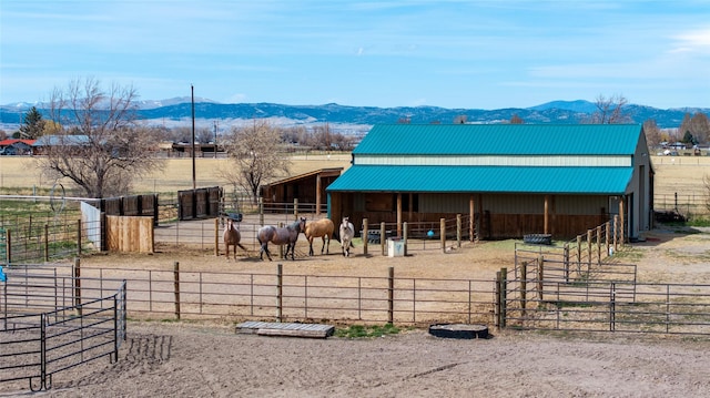 3570 Juniper Dr, Helena, MT 59602 - stable featuring a mountain view and a view of rural / pastoral area