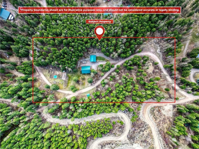1000 Kelley Rd, Columbia Falls, MT 59912 - view of property location with property boundaries highlighted