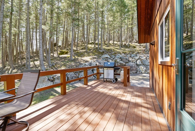 1000 Kelley Rd, Columbia Falls, MT 59912 - wooden terrace featuring area for grilling