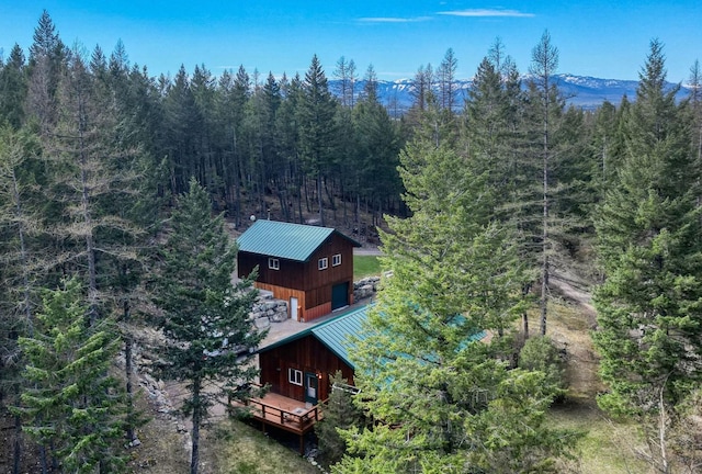 1000 Kelley Rd, Columbia Falls, MT 59912 - aerial view of property and surrounding area featuring a forest