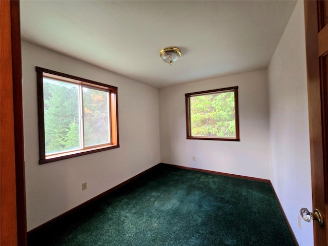 225 Marten Creek Rd, Trout Creek, MT 59874 - unfurnished room with dark colored carpet and baseboards