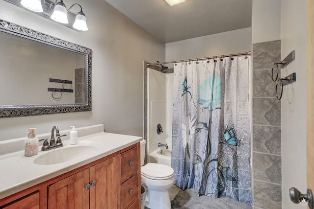 24 Hilltop Dr, Clancy, MT 59634 - full bathroom with vanity and shower / bath combo with shower curtain