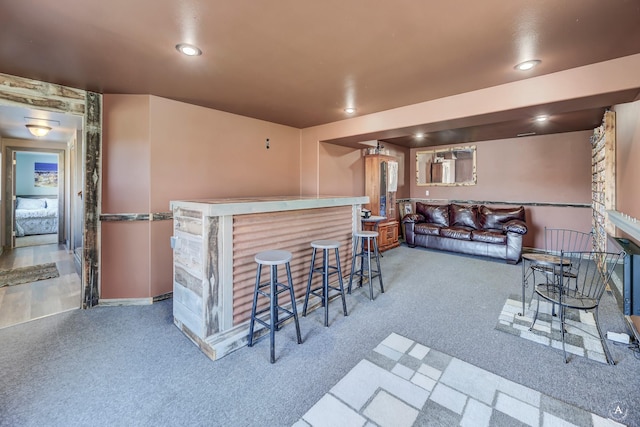 24 Hilltop Dr, Clancy, MT 59634 - indoor dry bar with carpet and recessed lighting