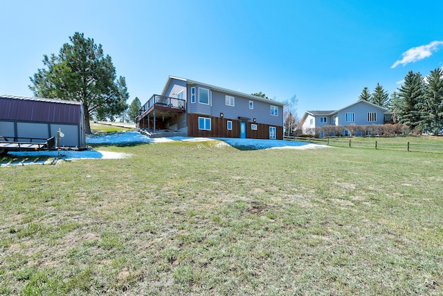 24 Hilltop Dr, Clancy, MT 59634 - back of property with a deck