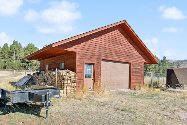 2549 Horseshoe Hills Trl, Seeley Lake, MT 59868 - view of detached garage