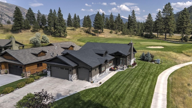 780 Anglers Bend Way, Missoula, MT 59802 - birds eye view of property with a mountain view and golf course view