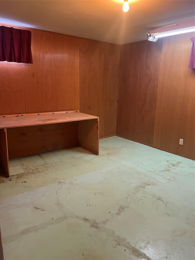 800 16th St S, Great Falls, MT 59405 - finished basement with wooden walls