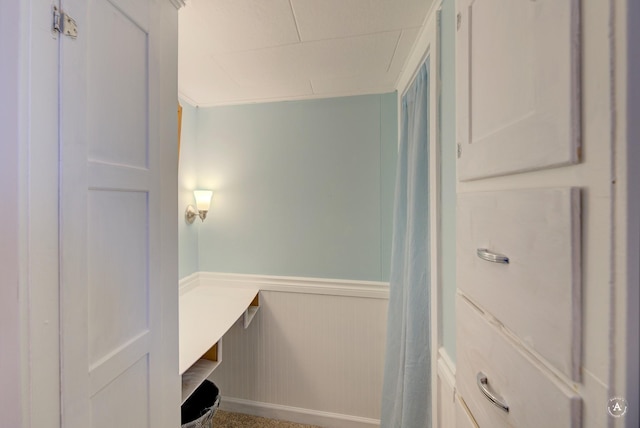 730 N Montana Ave, Helena, MT 59601 - bathroom with a wainscoted wall