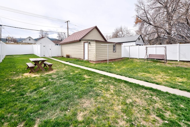730 N Montana Ave, Helena, MT 59601 - view of yard with a gate and a fenced backyard