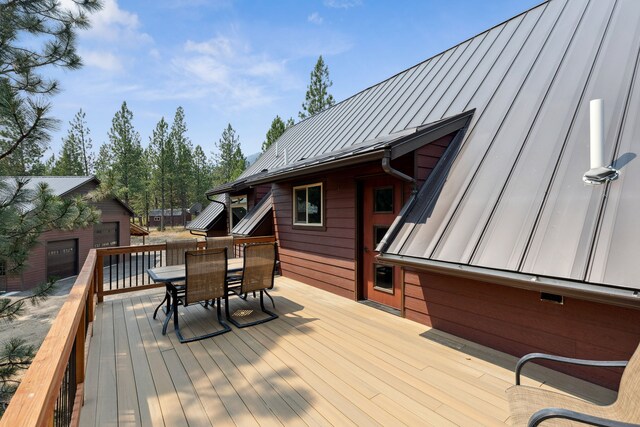 5608 Trinity Way, Florence, MT 59833 - deck with outdoor dining area