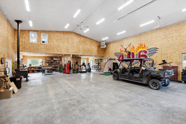 5608 Trinity Way, Florence, MT 59833 - garage featuring a workshop area