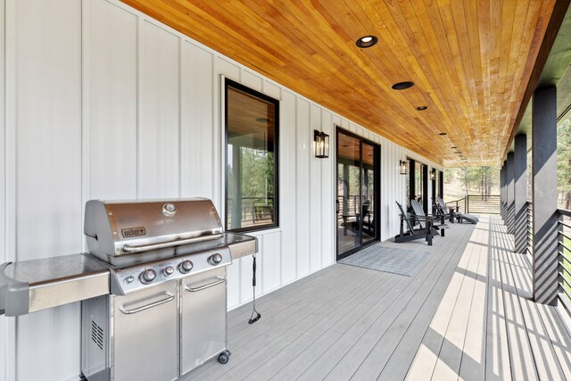 5608 Trinity Way, Florence, MT 59833 - deck featuring a porch and grilling area