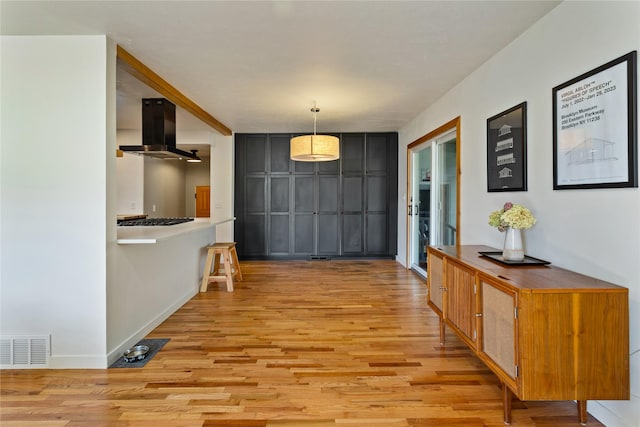 4210 Lincoln Rd, Missoula, MT 59802 - dining space with light wood-style flooring, baseboards, and visible vents