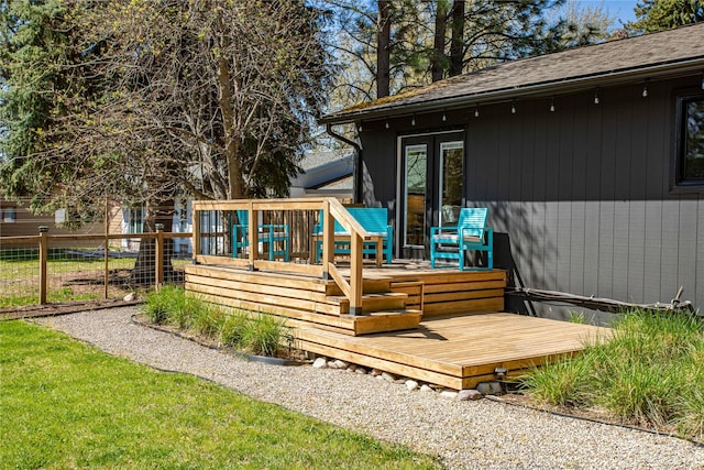 4210 Lincoln Rd, Missoula, MT 59802 - wooden deck with fence