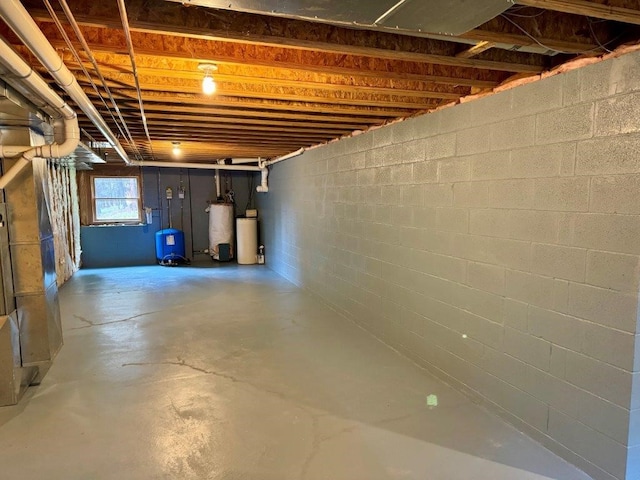 1180 Grandview Dr, Seeley Lake, MT 59868 - basement with a water pressure tank and a water softener
