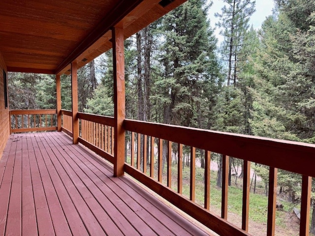 1180 Grandview Dr, Seeley Lake, MT 59868 - view of deck