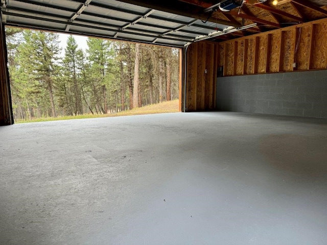 1180 Grandview Dr, Seeley Lake, MT 59868 - garage featuring a garage door opener