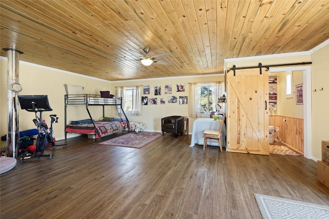 garage featuring a workshop area