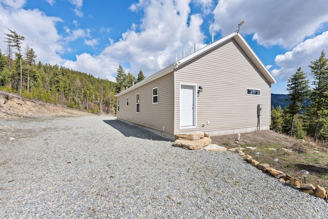 view of property exterior