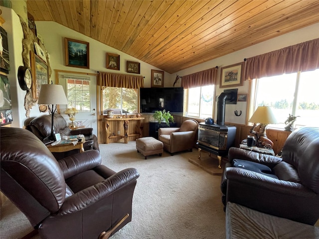 5 Whitepine Ranch Ln, Trout Creek, MT 59874 - bedroom featuring light colored carpet, wood walls, and a ceiling fan