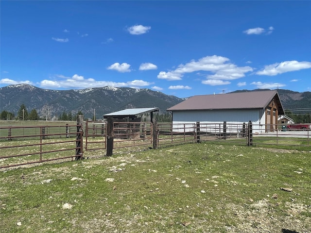5 Whitepine Ranch Ln, Trout Creek, MT 59874 - garage featuring a workshop area and a garage door opener