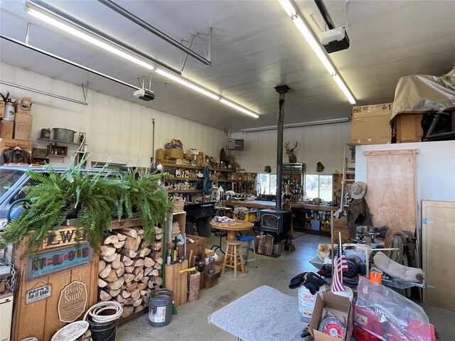 5 Whitepine Ranch Ln, Trout Creek, MT 59874 - miscellaneous room with concrete flooring and a workshop area