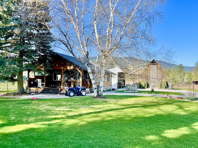 5 Whitepine Ranch Ln, Trout Creek, MT 59874 - view of barn with a mountain view