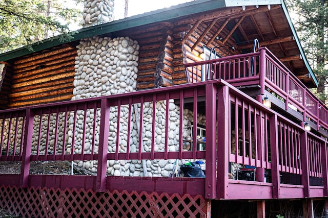 2025 Emmons Canyon Rd, Kila, MT 59920 - view of deck