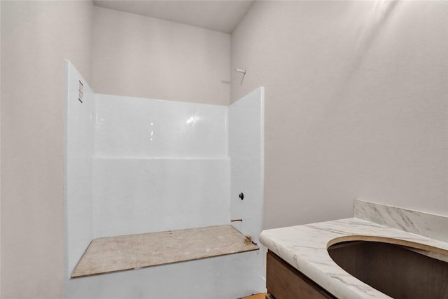 full bathroom with vanity