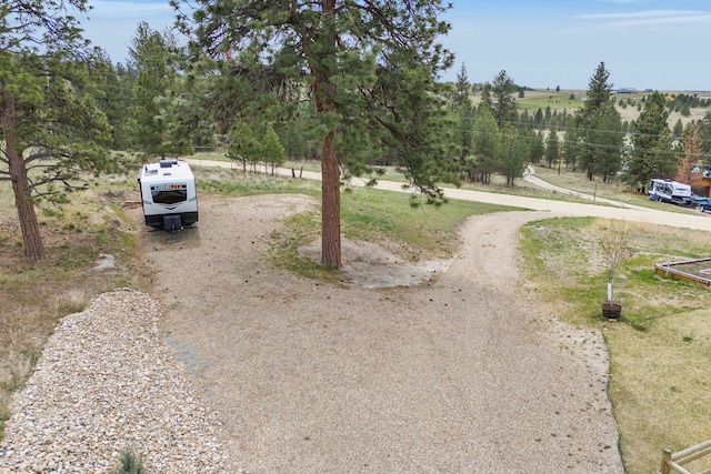 view of road