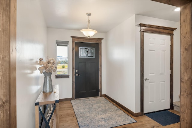 2277 Spring Wheat Loop, East Helena, MT 59635 - entryway with baseboards and light wood-type flooring