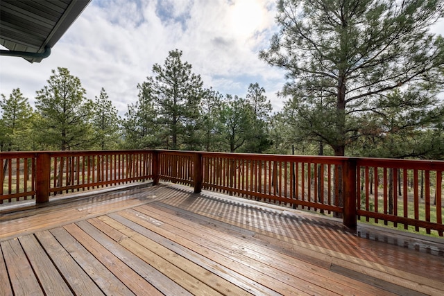 view of deck