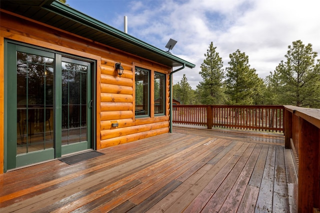 view of deck