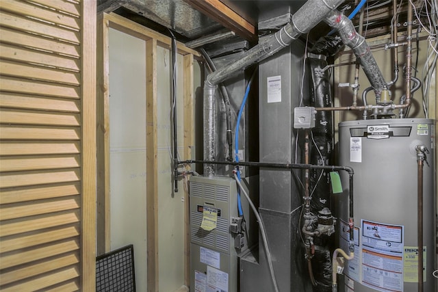 3404 Jasper Rd, Great Falls, MT 59404 - utility room with gas water heater