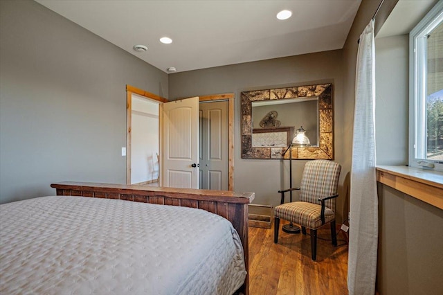 160 Jackson Creek Rd, Clancy, MT 59634 - bedroom featuring wood finished floors and recessed lighting