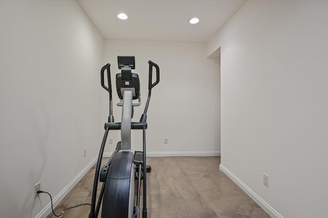 160 Jackson Creek Rd, Clancy, MT 59634 - workout room with carpet and recessed lighting