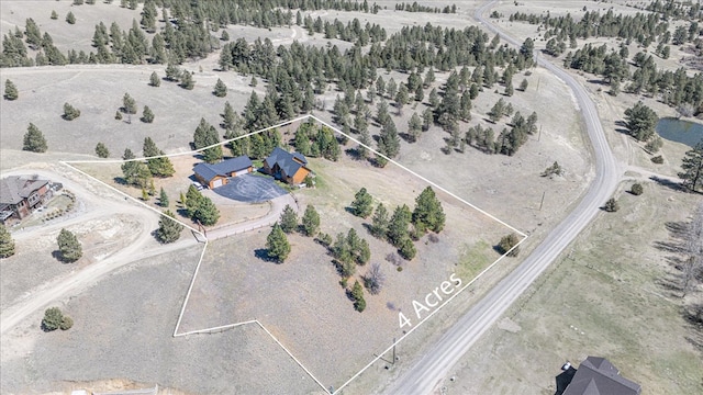 160 Jackson Creek Rd, Clancy, MT 59634 - aerial view of property's location with property parcel outlined