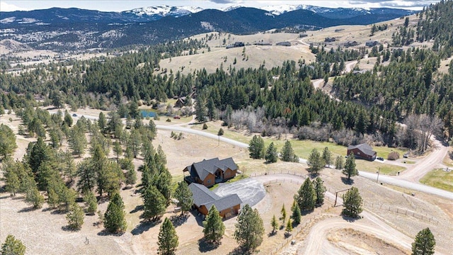 160 Jackson Creek Rd, Clancy, MT 59634 - view from above of property with mountains