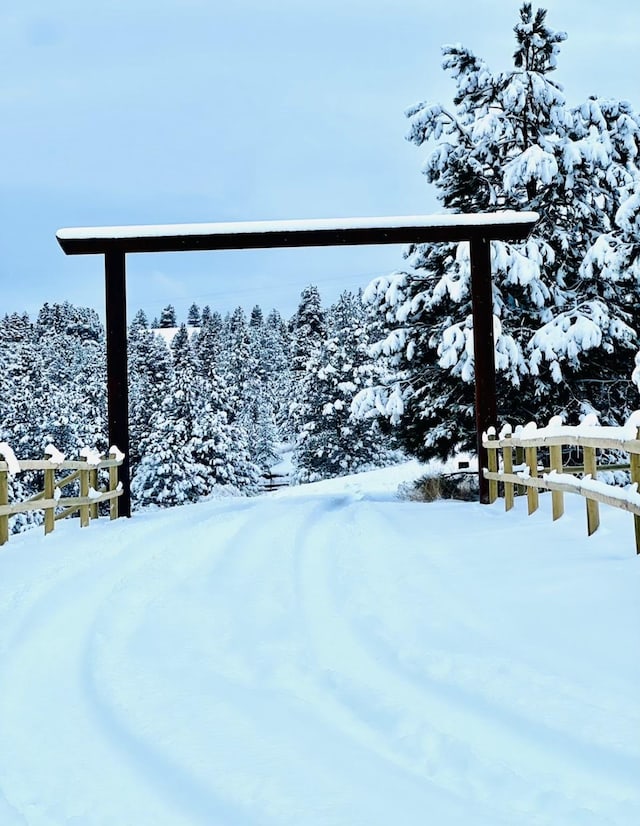 160 Jackson Creek Rd, Clancy, MT 59634 - view of yard covered in snow