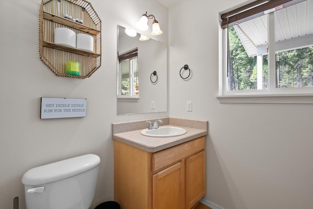 116 Grandview Ter, Lakeside, MT 59922 - half bathroom featuring toilet and vanity