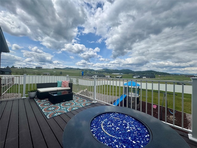 19 Country Meadow Ln, Clancy, MT 59634 - view of deck
