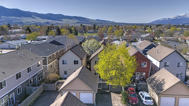 1312 Bridgecourt Way, Missoula, MT 59801 - aerial view of residential area featuring a mountainous background
