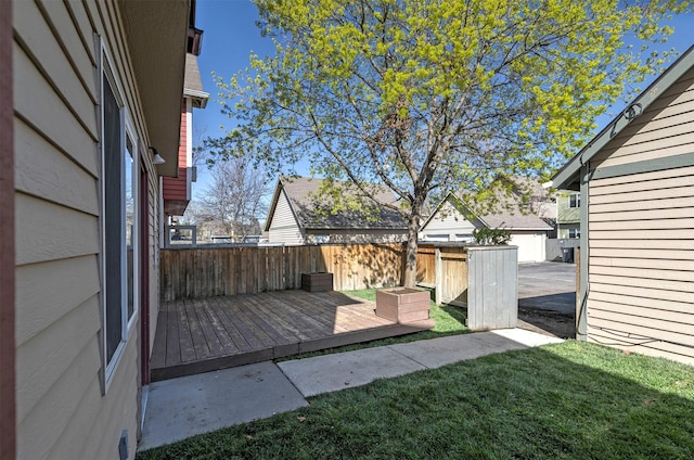 1312 Bridgecourt Way, Missoula, MT 59801 - view of yard with a wooden deck