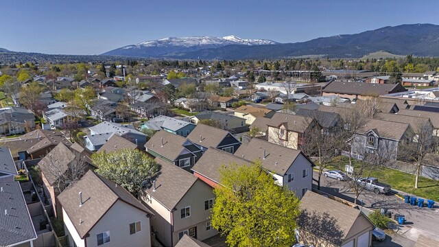 1312 Bridgecourt Way, Missoula, MT 59801 - aerial perspective of suburban area with mountains