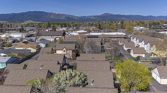 1312 Bridgecourt Way, Missoula, MT 59801 - aerial perspective of suburban area featuring a mountain backdrop