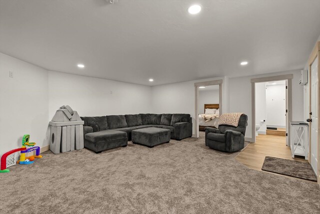 21 Bear Paw Loop, Bigfork, MT 59911 - living room featuring carpet and recessed lighting