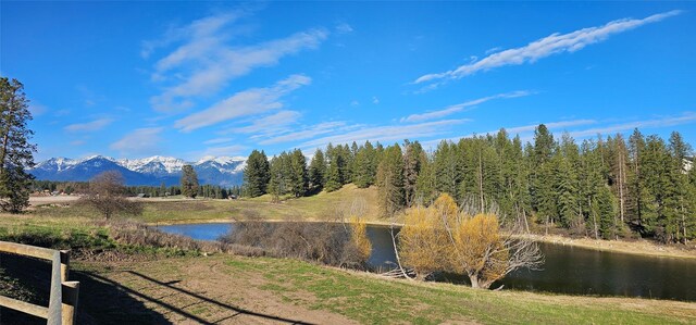 21 Bear Paw Loop, Bigfork, MT 59911 - water view featuring mountains