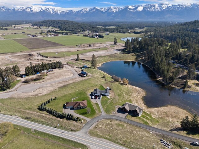21 Bear Paw Loop, Bigfork, MT 59911 - aerial view of property's location with a water and mountain view