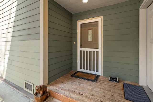 view of property entrance