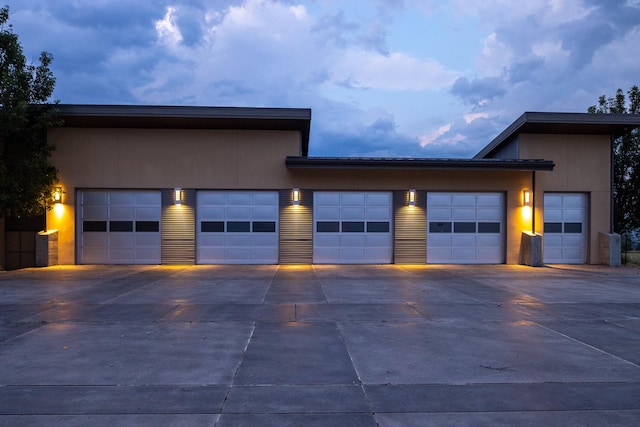 view of modern home